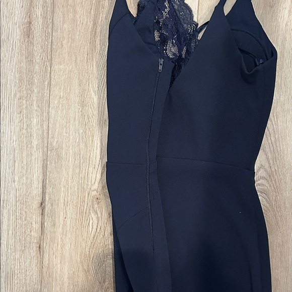 Sequin Hearts Navy Lace Mini Dress size 7 - Picture 7 of 7